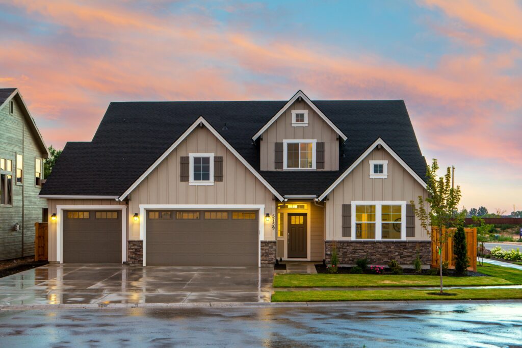 Residential garage door